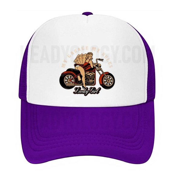 Naughty Girl Motorcycle Hats For Women (choose your color) - Picture 9 of 9